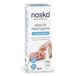 Nosko sprej na nosní hygienu izotonická mořská voda 30 ml