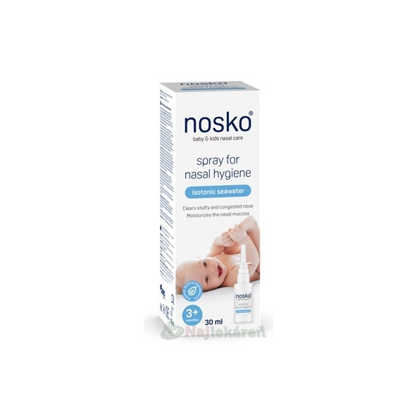 Nosko sprej na nosní hygienu izotonická mořská voda 30 ml