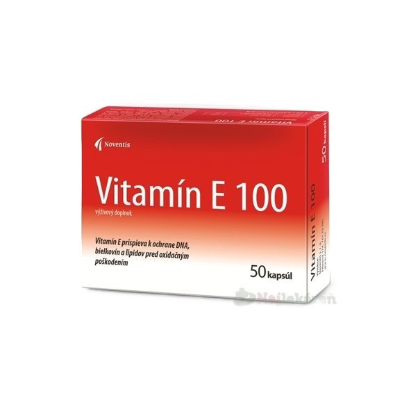 Noventis Vitamín E 100 50 kapslí