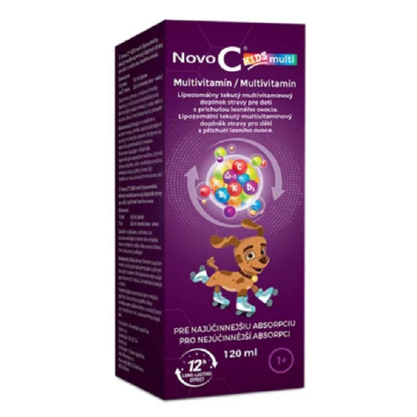 Novo C Kids Multivitamin tekutý lesní ovoce 120 ml