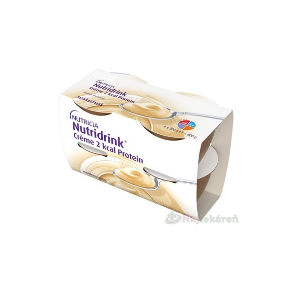 Nutridrink Crème 2 kcal Protein mocha 24x200 g