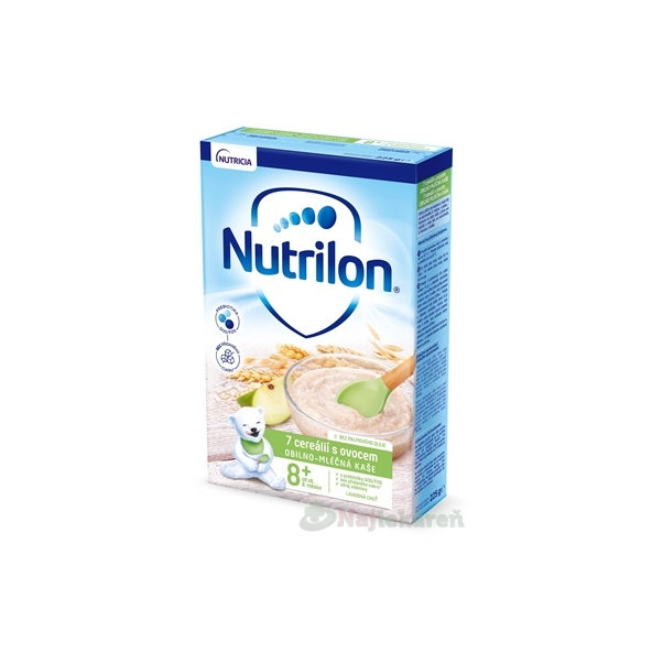 Nutrilon obilno-mléčná kaše 7 cereálií s ovocem 225 g