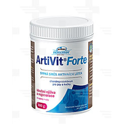 Vitar Veterinae Artivit Forte kloubní výživa pro psy a kočky 400 g