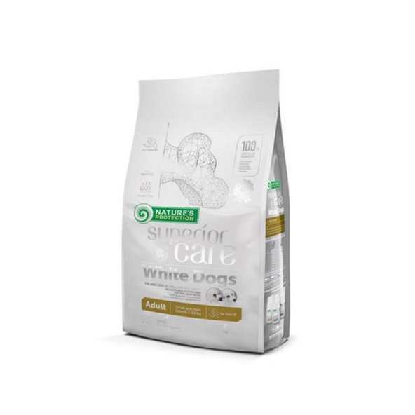 Natures Protection Superior Care psy adult malá plemena bílá srst 4 kg