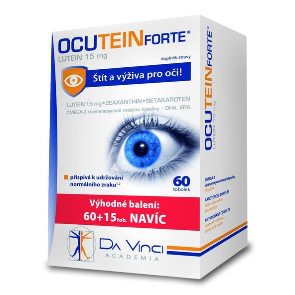 Ocutein Forte Da Vinci Academia 75 kapslí