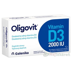 Oligovit Vitamín D3 2000 IU 60 kapslí