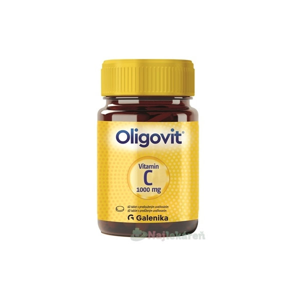 Oligovit vitamín C 1000 mg postupné uvolňování 60 tablet