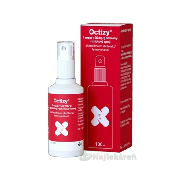 Octizy dermální roztokový sprej 100 ml