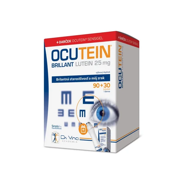 Ocutein Brillant Lutein 25 mg Da Vinci 90+30 kapslí
