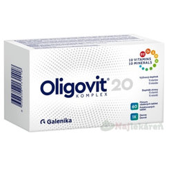 Oligovit 20 Komplex 10 vitamínů a 10 minerálů 60 tablet