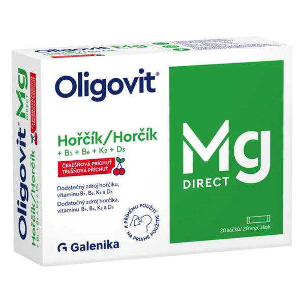 Oligovit Mg Direct prášek třešeň 20 sáčků