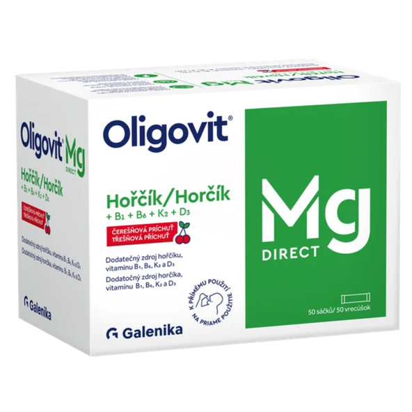Oligovit Mg Direct prášek třešeň 50 sáčků