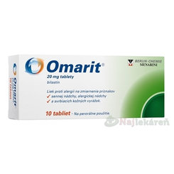 Omarit antihistaminikum 20 mg 10 tablet