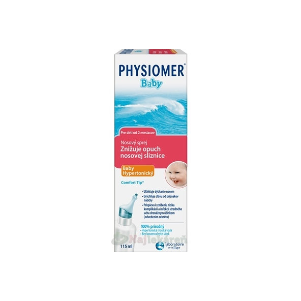 PHYSIOMER BABY hypertonický nosní sprej 115 ml
