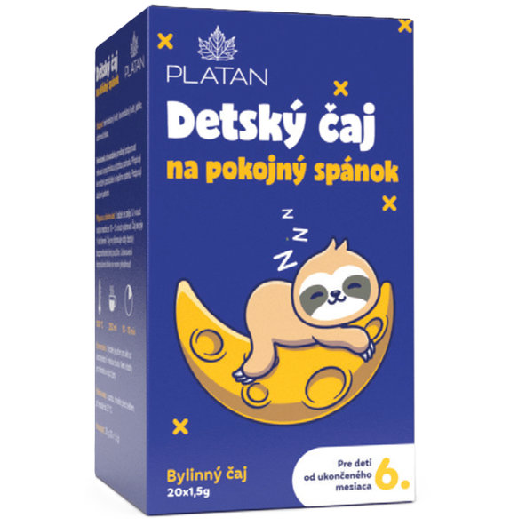 PLATAN dětský čaj klidný spánek 20 x 1,5 g