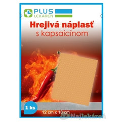 Plus Lekáreň Hřejivá náplast s kapsaicinem 12 x 18 cm 1ks