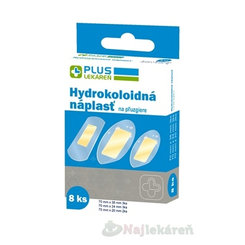 Plus Lekáreň Hydrokoloidní náplast na puchýře 8 ks