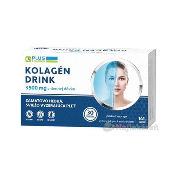 Plus Lekáreň Kolagen Drink prášek příchuť mango 30 sáčků