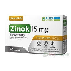 Plus Lekáreň lipozomální zinek 60×15 mg