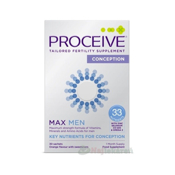 PROCEIVE Conception Max Men prášek pomeranč 30 sáčků