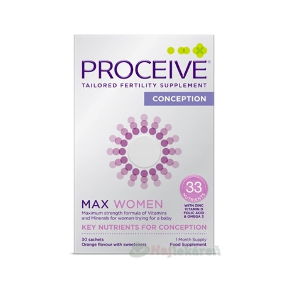 PROCEIVE Conception Max Women prášek pomeranč 30 sáčků