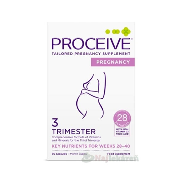 PROCEIVE Pregnancy Trimester 3 60 kapslí