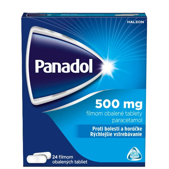 Panadol Novum 500 mg proti bolesti a horečce 24 tablet