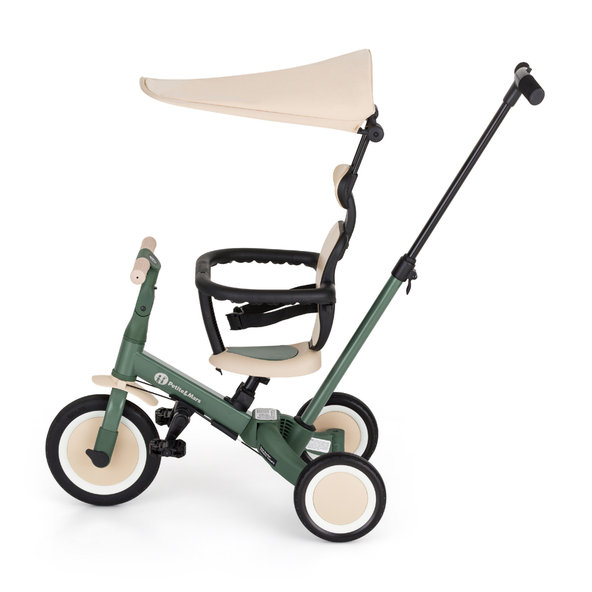 Petite&Mars Trojkolka multifunkční 5v1 Turbo Plus Misty Green