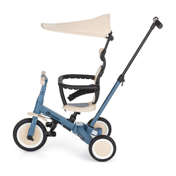 Petite&Mars Trojkolka multifunkční 5v1 Turbo Plus Ocean Blue