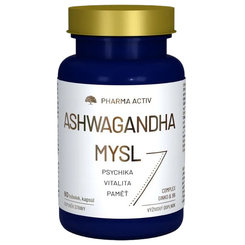 Pharma Activ Ashwagandha Mysl komplex Ginkgo a B6 90 kapslí