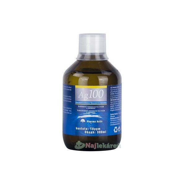 Pharma Activ Koloidní stříbro Ag100 10 ppm 300 ml