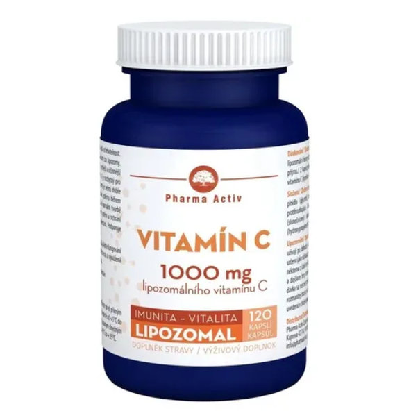 Pharma Activ Lipozomální Vitamín C 1000 mg 120 kapslí