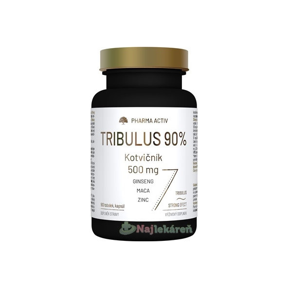 Pharma Activ Tribulus 90% Kotvičník 500 mg 90 kapslí