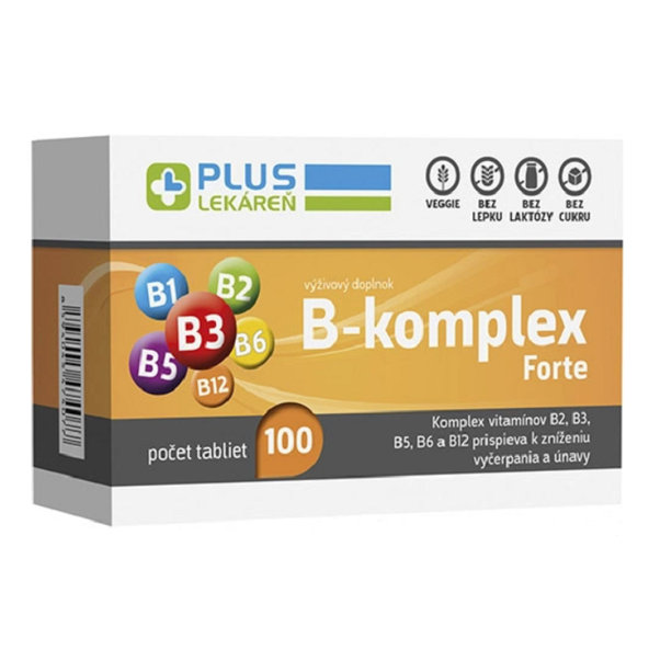 Plus Lekáreň B-komplex Forte 100 tablet
