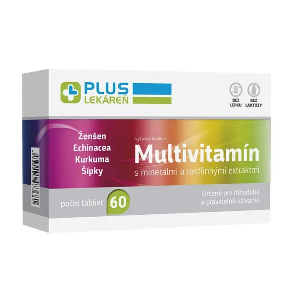 Plus Lekáreň Multivitamín s minerály 60 tablet