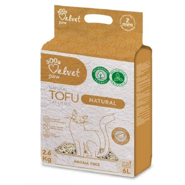Velvet Paw Tofu Natural podestýlka 6 l