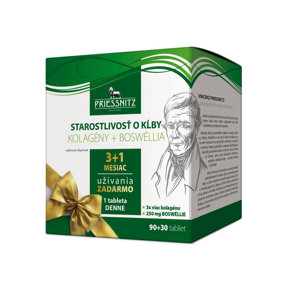 Priessnitz kloubní péče Kolageny + Boswellia 120 tablet