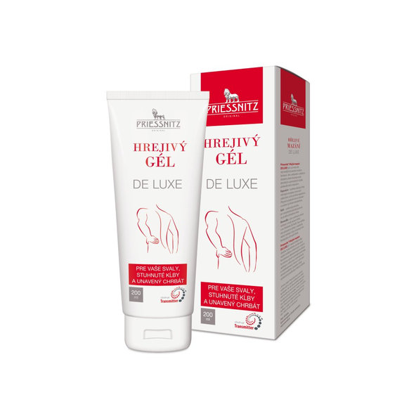 Priessnitz hřejivý gel DE LUXE 200 ml