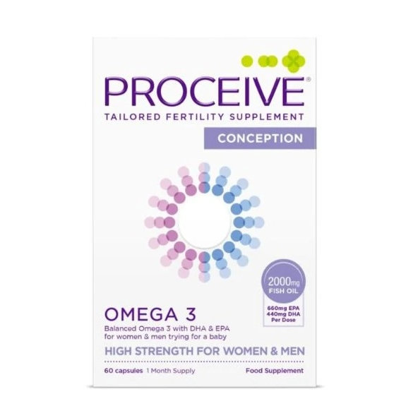 PROCEIVE Conception & Pregnancy Omega 3 60 kapslí