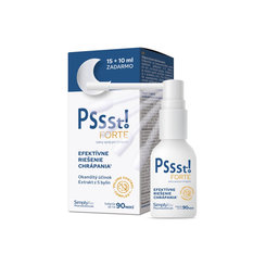 Pssst! Forte ústny sprej proti chrápání 15+10 ml