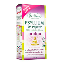 DR. POPOV Psyllium Probio rozpustná vláknina 185 g