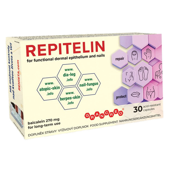 REPITELIN pro zdravou pokožku a nehty 30 kapslí