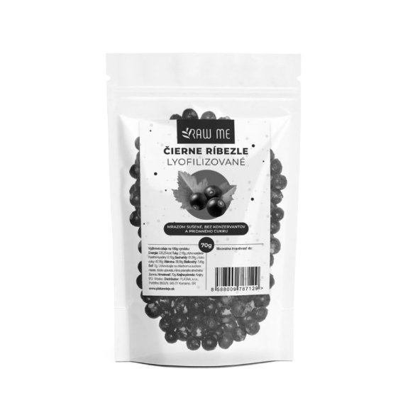 Raw Me Černý rybíz lyofilizovaný 70 g
