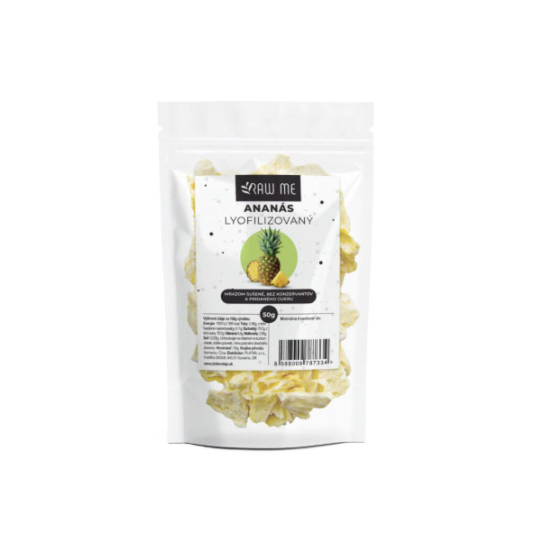 Raw Me Ananas lyofilizované ovoce 50 g