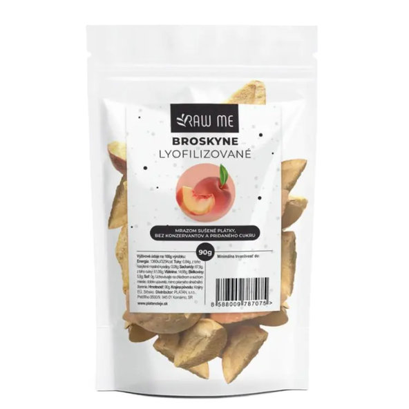 Raw Me Broskve lyofilizované 90 g