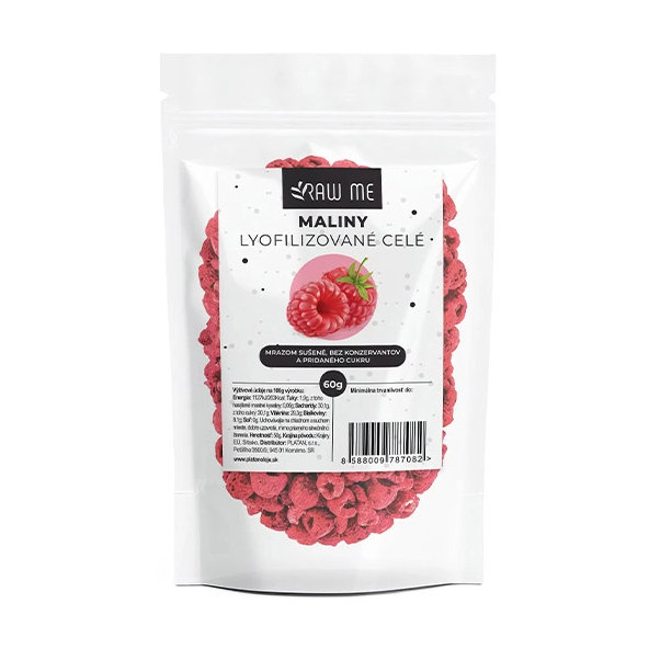 Raw Me Maliny lyofilizované ovoce 60 g