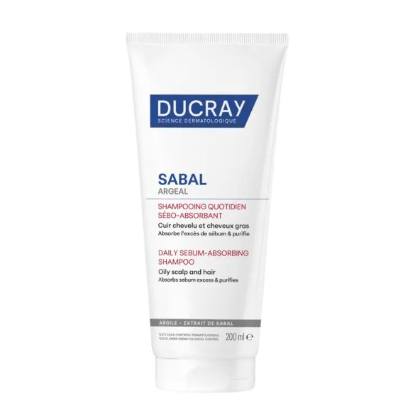 DUCRAY Sabal Argeal šampon absorbující kožní maz 200 ml
