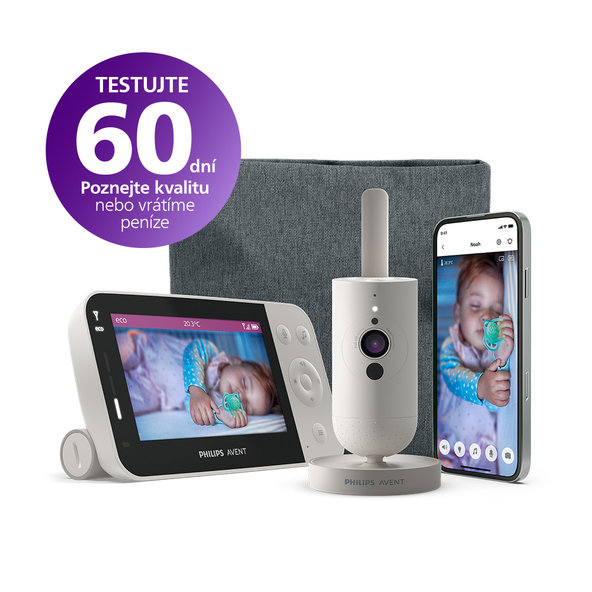 Philips AVENT chytrá video dětská chůvička SCD953/26