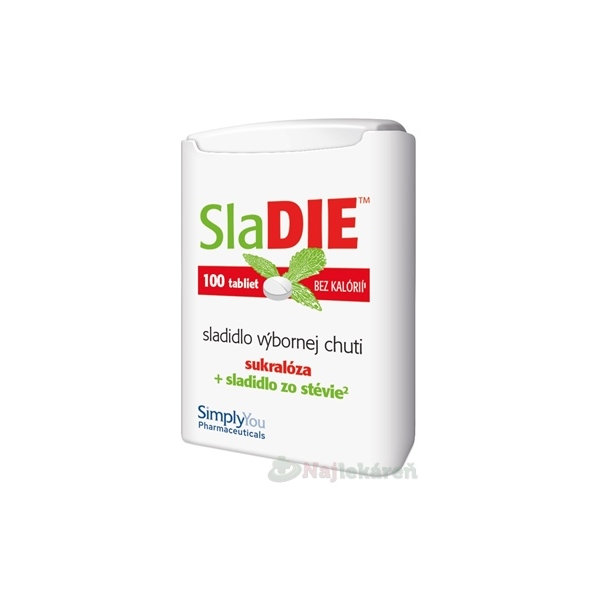 SlaDIE nízkokalorické tabletové sladidlo 100 tablet