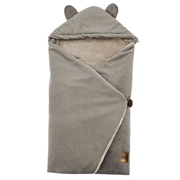 EKO Fusak do autosedačky Dark Beige 3m+